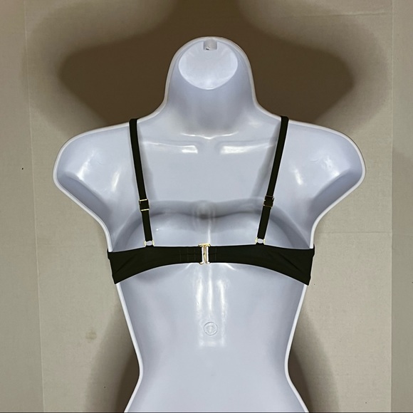 NEW Tory Burch Triangle Bikini Top in Green - Picture 5 of 6